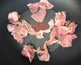 豚肉と絹さやの卵とじ作り方2写真
