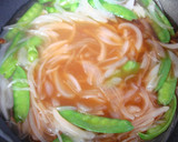 豚肉と絹さやの卵とじ作り方6写真