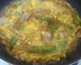 豚肉と絹さやの卵とじ作り方9写真