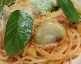 空豆のトマトクリームパスタ作り方4写真