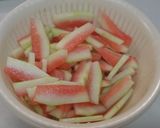 [簡単]スイカの皮のごま醤油和え作り方3写真
