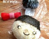 デコ弁＆キャラ弁‼ お団子ヘアガール弁作り方2写真