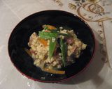 スパムで和食☆炒り豆腐作り方7写真