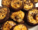 トースターで簡単しいたけの卵味噌マヨ焼き作り方3写真