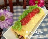 ふじっ子ロールケーキ風巻き寿司作り方4写真