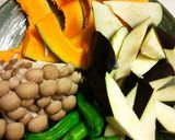 野菜たっぷり☆豚肉の煮びたし♪作り方1写真