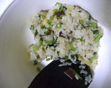 カブの葉とさつま芋の混ぜご飯♡作り方3写真