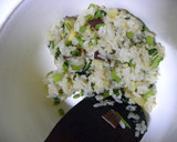 カブの葉とさつま芋の混ぜご飯♡作り方3写真