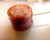 合挽きミンチのベーコン巻き♪トマト仕立て作り方3写真