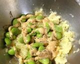 明太風味？ジャガイモと枝豆の団子？作り方3写真