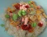 お弁当♪余り物でリメイク♪細巻きお寿司作り方2写真