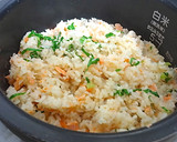 簡単☆鮭と小松菜の炊き込みご飯☆作り方7写真