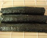 お弁当♪余り物でリメイク♪細巻きお寿司作り方5写真