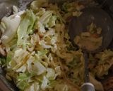 キャベツたっぷり納豆お好み焼き作り方2写真