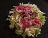 キャベツたっぷり納豆お好み焼き作り方4写真