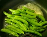 スナップえんどうのバター醤油炒め作り方2写真