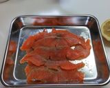 スモークサーモンのお惣菜作り方2写真