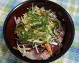 お父さん大満足!かつおピリ辛丼作り方5写真