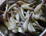塩漬け不要！カリカリ♪らっきょう甘酢漬け作り方3写真