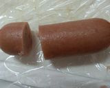 お弁当に☆ソーセージで狼さん☆作り方1写真