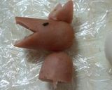 お弁当に☆ソーセージで狼さん☆作り方5写真