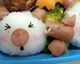 お弁当に☆ソーセージで狼さん☆作り方6写真
