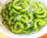 真夏においc～ゴーヤシラス冷ラーメン作り方1写真