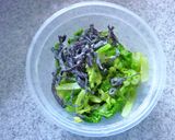 大根葉×塩昆布 胡麻風味トースト作り方3写真