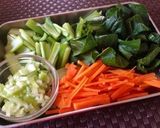 野菜の卵とじあんかけ塩らーめん作り方2写真