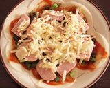 スパムで☆簡単餃子の皮パリパリ焼き作り方2写真