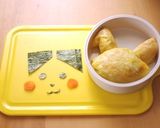 ピカチュウのオムライスでキャラ弁当作り方5写真