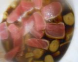 きはだマグロ角切りとごぼうの生姜煮作り方10写真