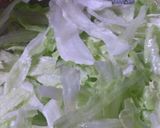 簡単！ゴマだれ鶏サラダうどん作り方1写真