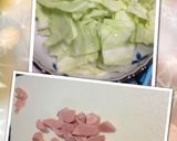 魚肉ソーセージとキャベツの炒めもの作り方1写真