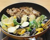 夏野菜と豚肉の香ばしソテー作り方5写真