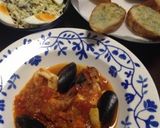 好きな魚介を入れてトマト煮込み作り方5写真