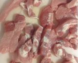 豚ロースのオレンジ煮作り方1写真