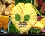 キャラ弁 仮面ライダービースト作り方2写真