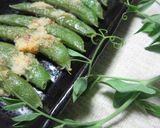 ポリポリうまぁ～！　焼きスナップエンドウ作り方5写真