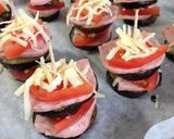 スパム×なすの重ね焼き(バジル風味)作り方3写真