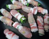 お弁当に◎梅干し☆大葉☆チーズの豚肉巻き作り方9写真