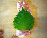 お弁当に◎梅干し☆大葉☆チーズの豚肉巻き作り方5写真