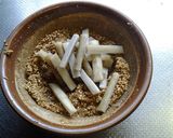 ゴボウの胡麻酢ハチミツ作り方5写真