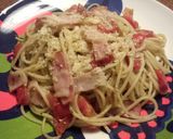 バジルソースでパスタ作り方4写真