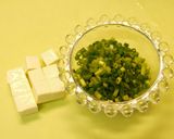 塩昆布とクリームチーズのとろとろ玉子丼作り方1写真