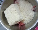 豆腐ハンバーグのきのこあんかけ♪作り方2写真