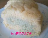 抹茶豆腐クリームのおからロールケーキ作り方7写真