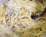 セロリのツナヨーグルトクリーム冷製パスタ作り方3写真