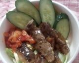 焼き肉した翌日は、簡単マイルド焼き肉丼♪作り方3写真