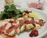 チキンソテーの野いちごソース作り方6写真